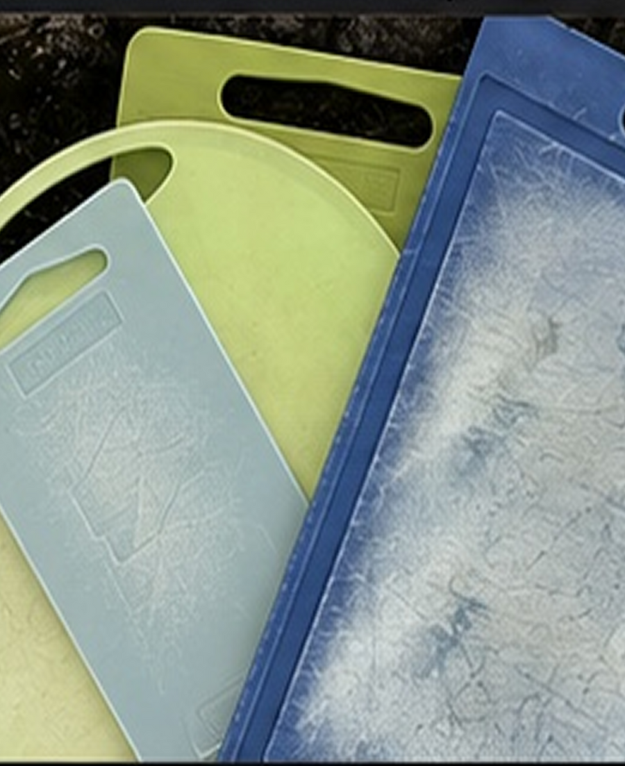 Plastic cutting boards