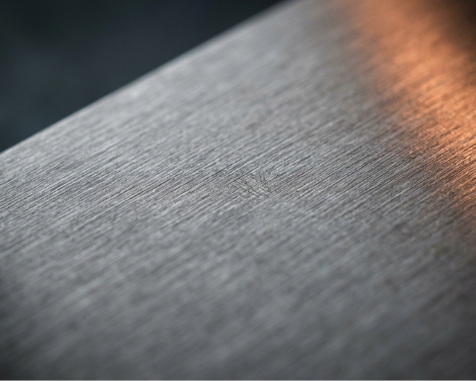 Titanium material detail